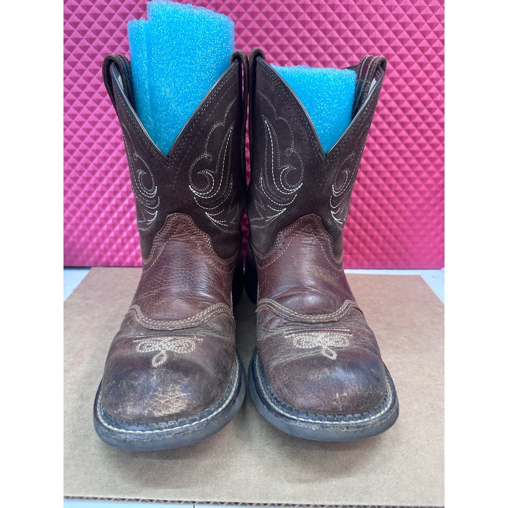 Ariat Fatbaby Heritage Brown Leather Suede Western Boots 10029492 Womens 8.5B